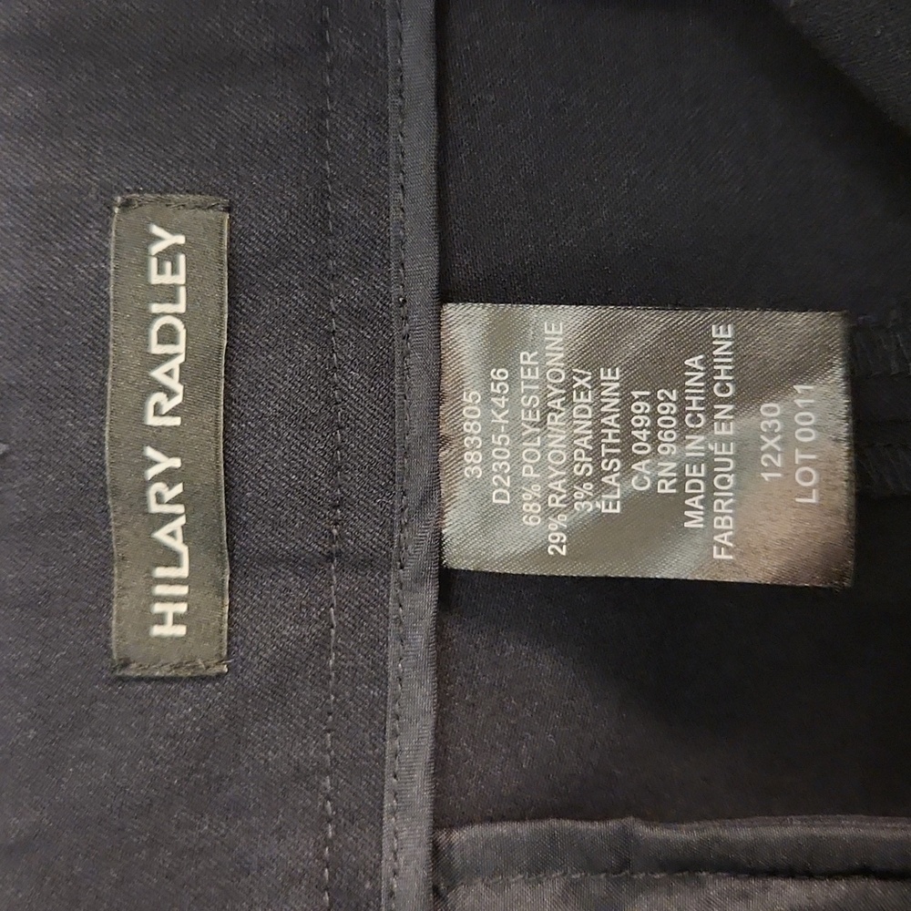 Hilary Radley Women's Navy Dress Pants - Picture 3 of 9